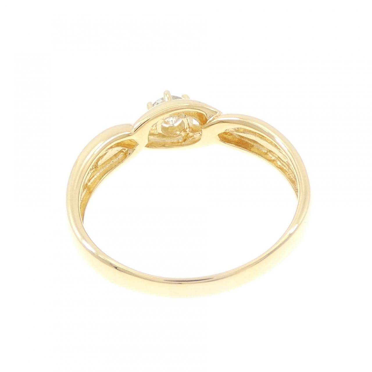 K18YG ダイヤモンド リング 0.20CT