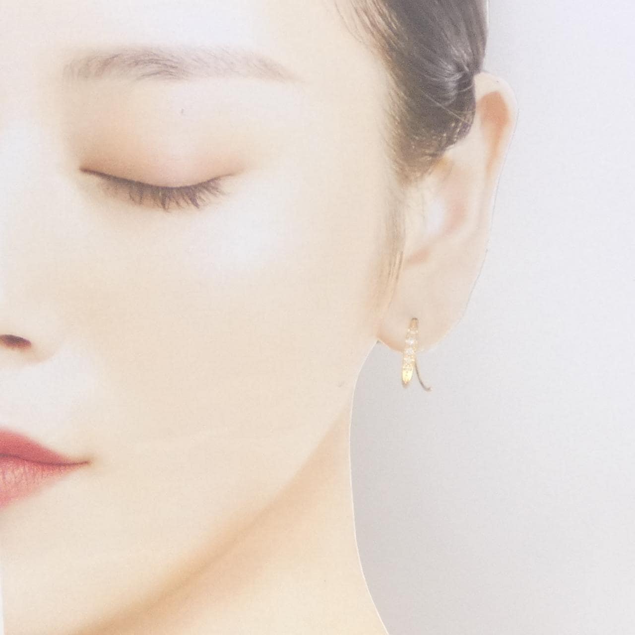 K18YG ダイヤモンド ピアス 0.20CT