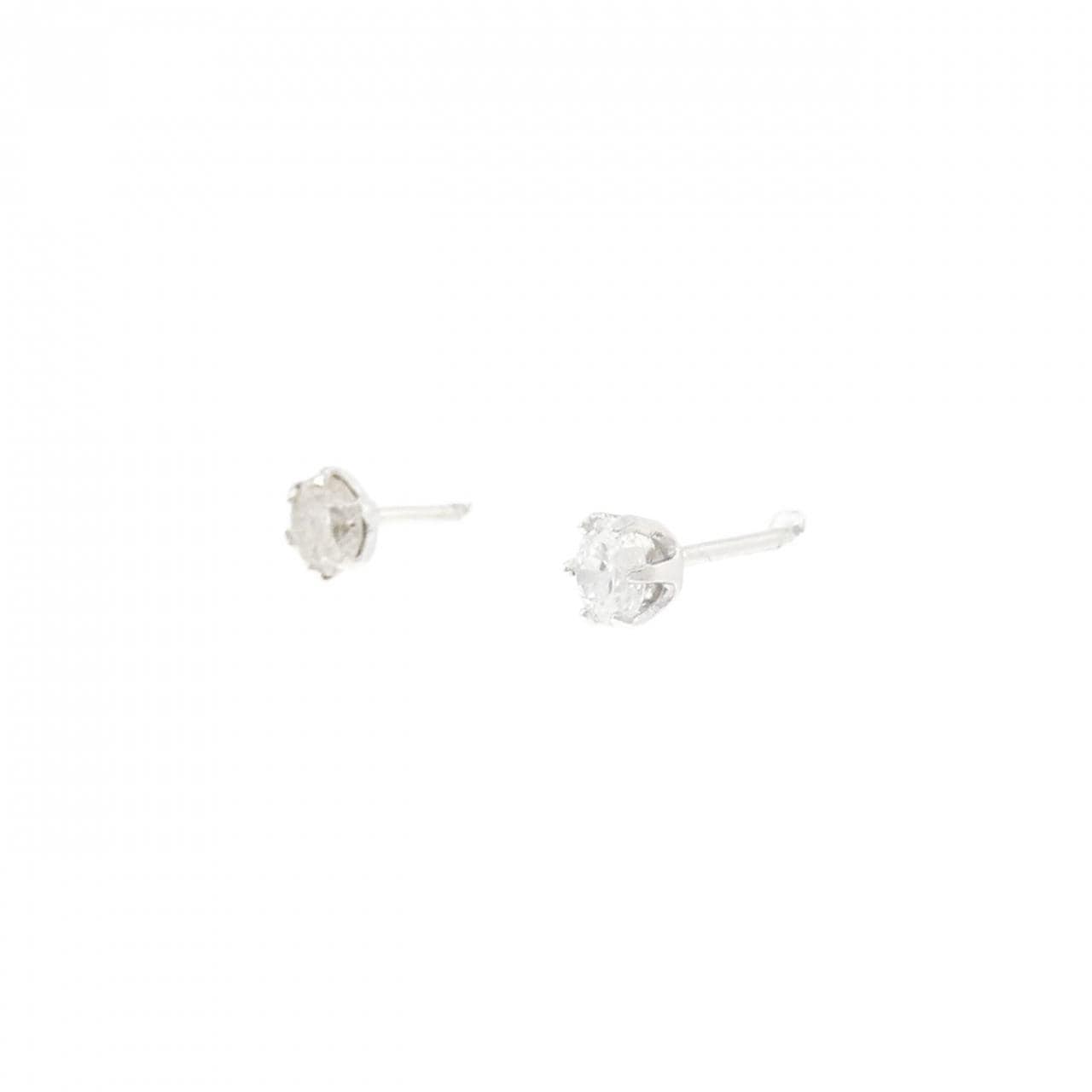 PT900 ダイヤモンド ピアス 0.25CT