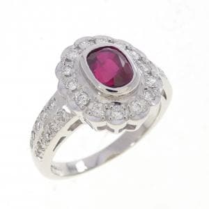 PT900 ルビー リング 1.32CT