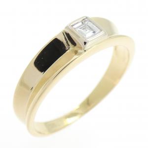 18KYG ダイヤモンド リング 0.11CT