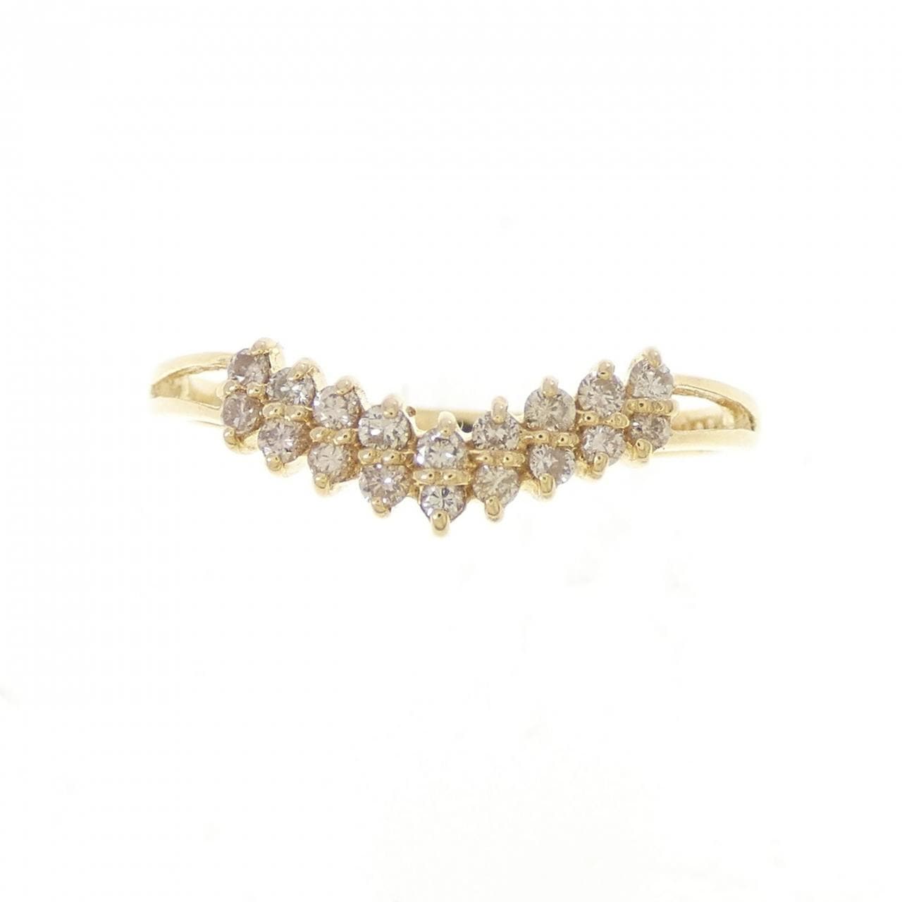 K18YG ダイヤモンド リング 0.15CT