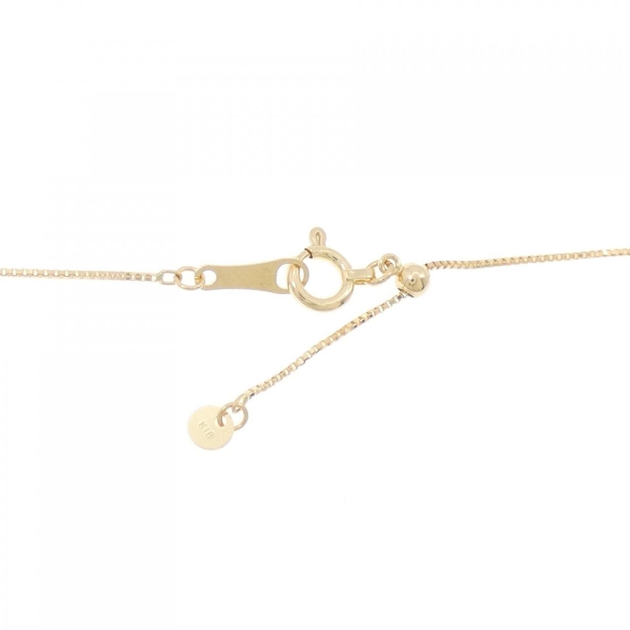 K18YG 2WAY クロス ダイヤモンド ネックレス 0.25CT