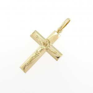 【新品】K18YG クロス ペンダント