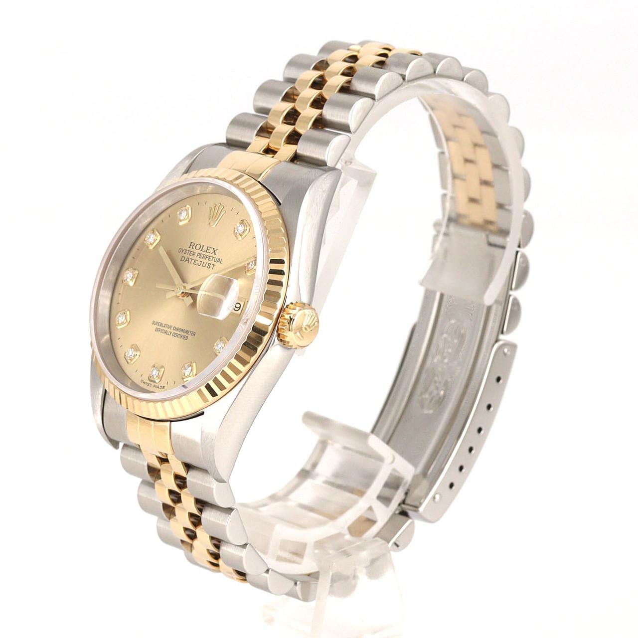 ロレックス デイトジャスト 16233G SSxYG 自動巻 T番