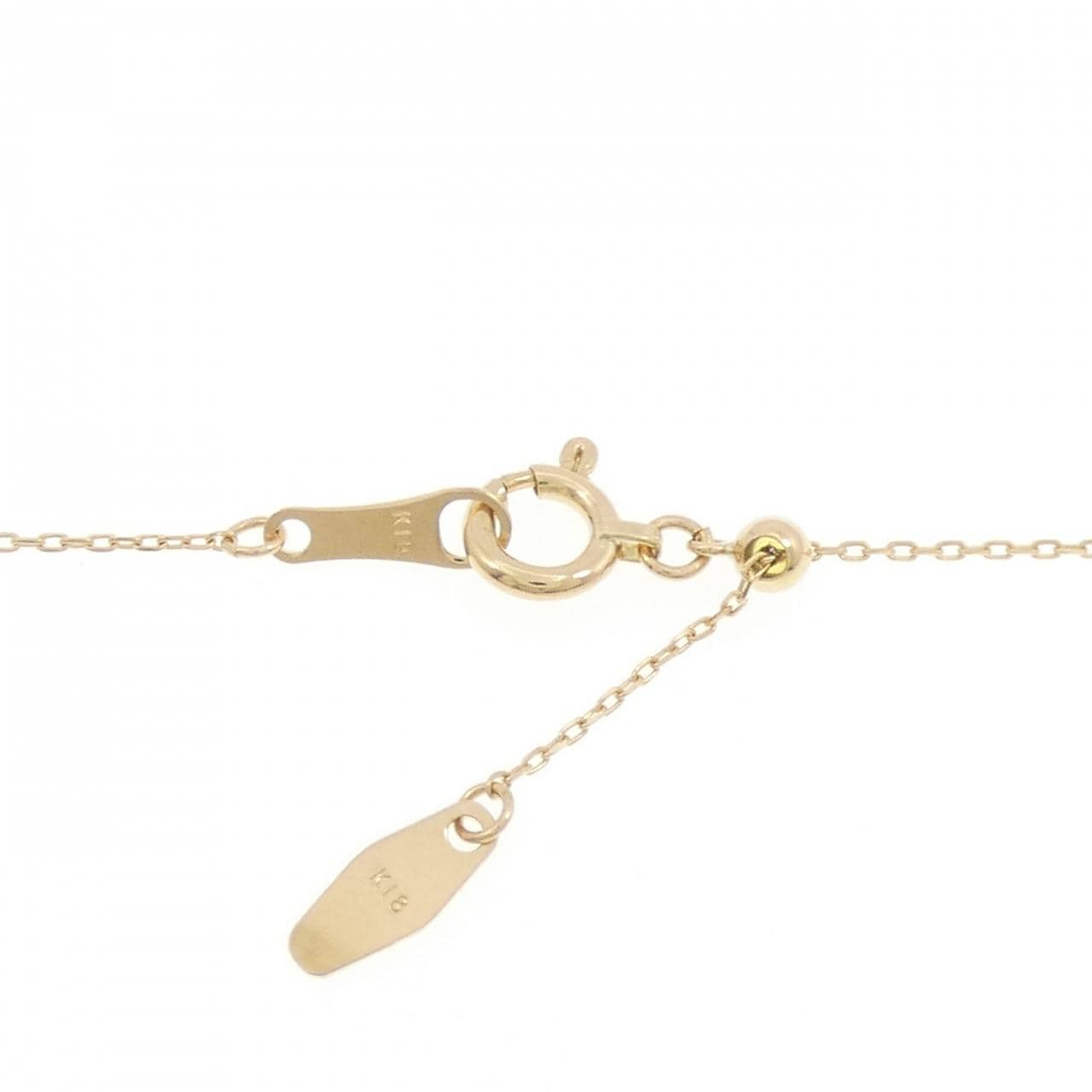 K18YG ダイヤモンド ネックレス 0.15CT