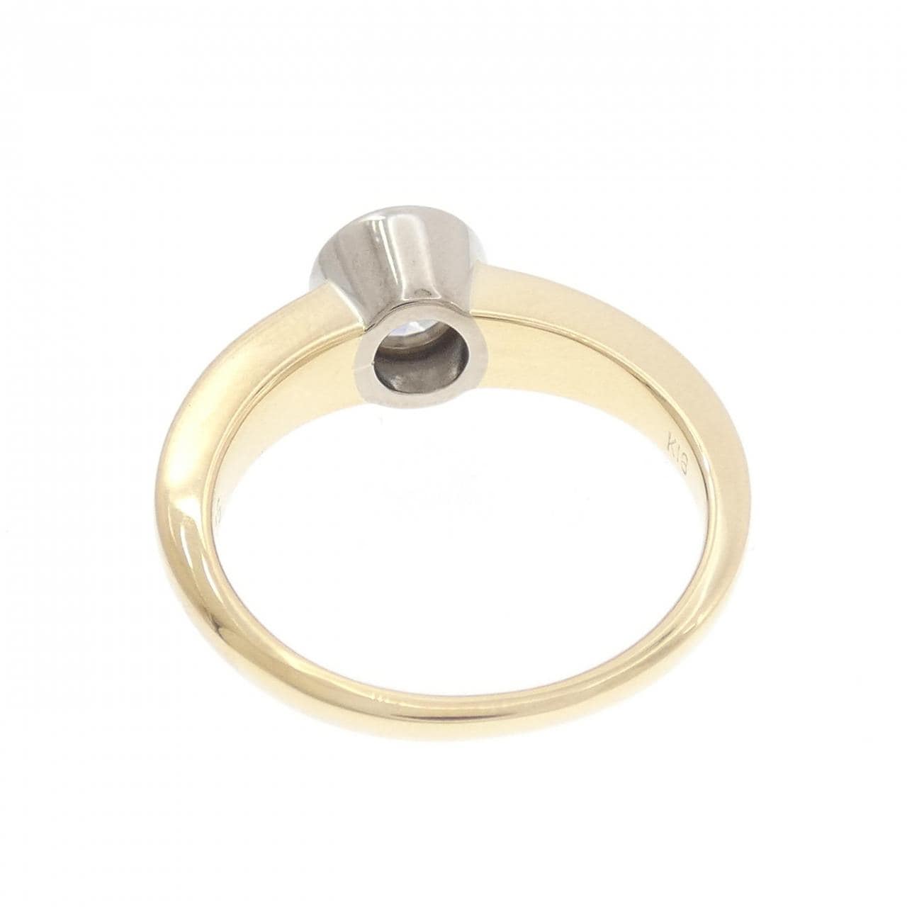 K18YG/K18WG ダイヤモンド リング 0.75CT