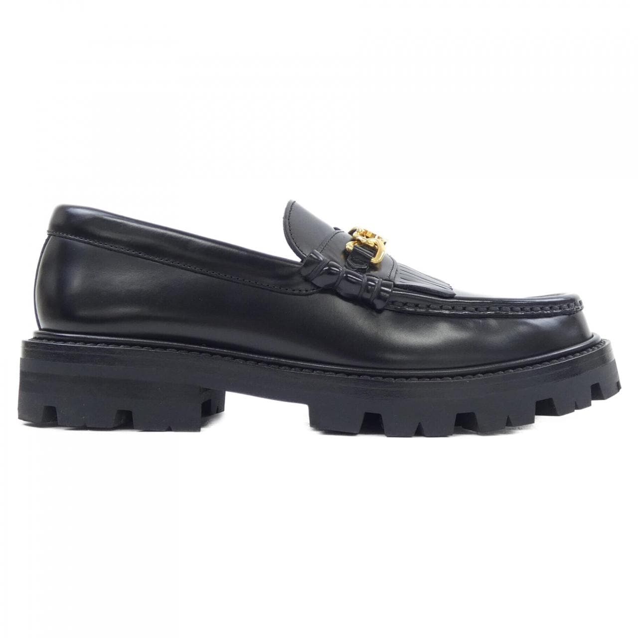 セリーヌ CELINE トリオンフチェーン付CELINEマーガレットローファー 344893602C シューズ