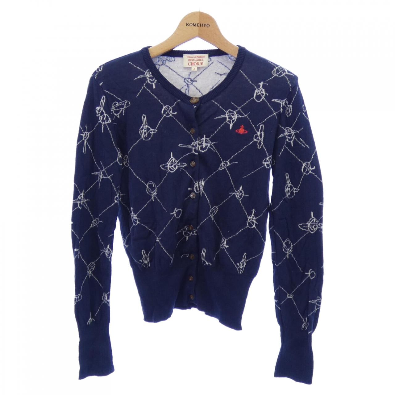 ヴィヴィアンウエストウッドレッド Vivienne Westwood RED LABEL カーディガン