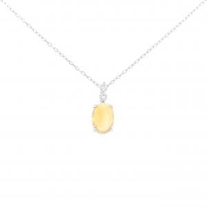 PT900/PT850 シトリン ネックレス 0.90CT