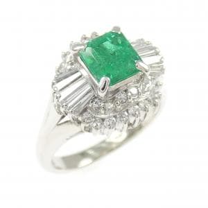 PT900 エメラルド リング 0.86CT