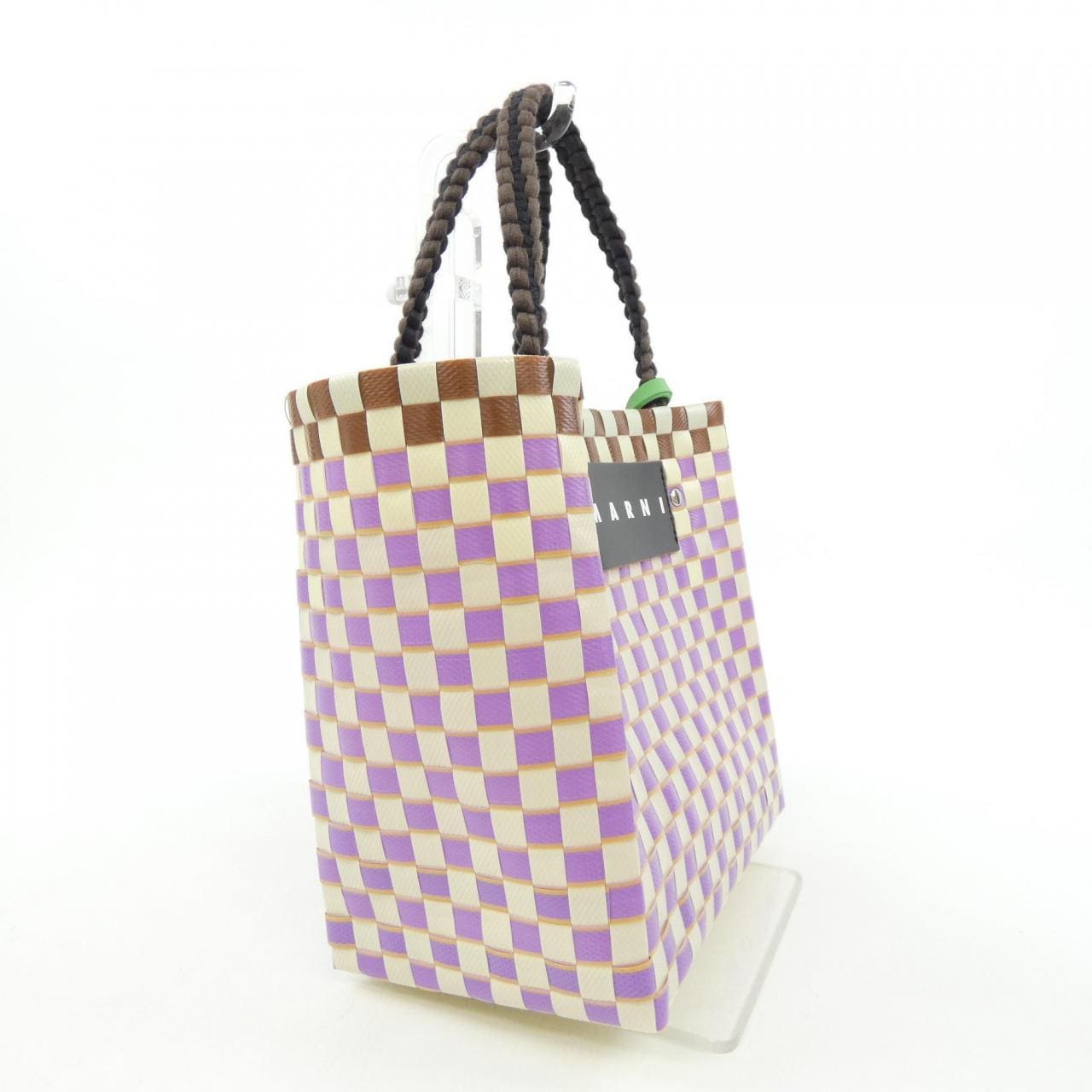 マルニ MARNI MARI MARKET JERSEY HANDLE BASKET SHMH0013A0 BAG