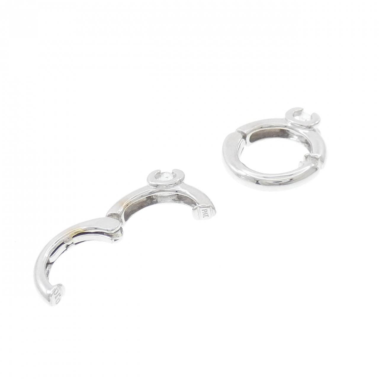 K14WG ダイヤモンド イヤリング 0.20CT