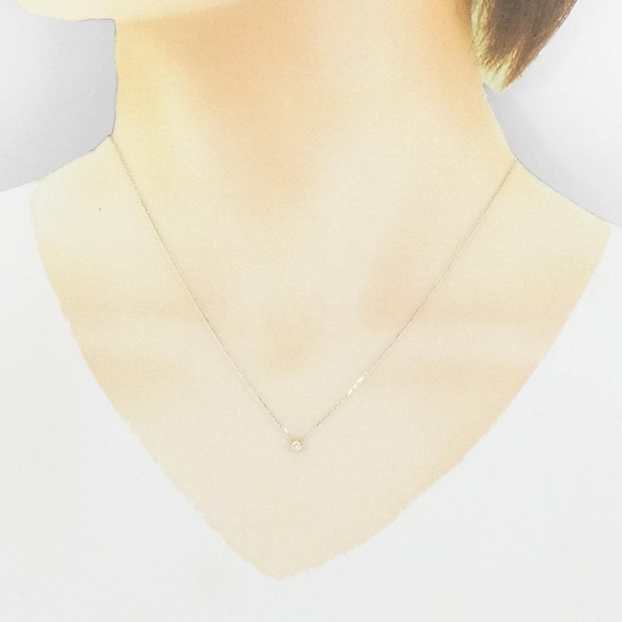 フェスタリア ダイヤモンド ネックレス 0.07CT