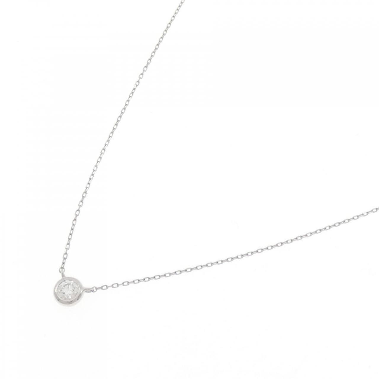 4°C鑽石項鍊，0.121克拉