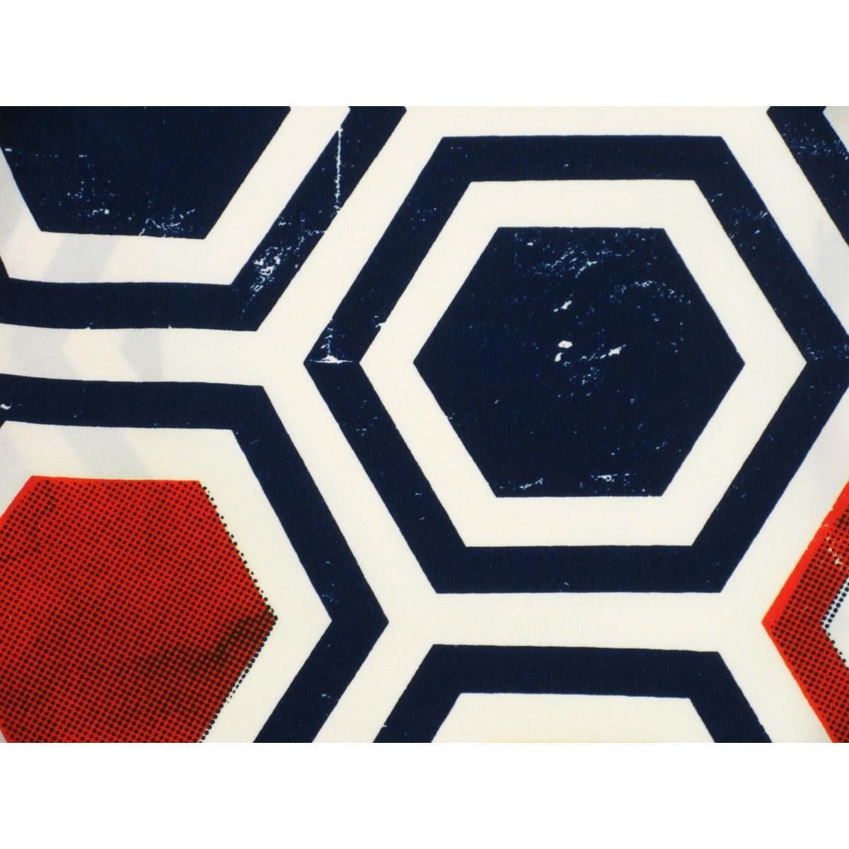 化繊　二尺袖　ショート丈　モダンアンテナ