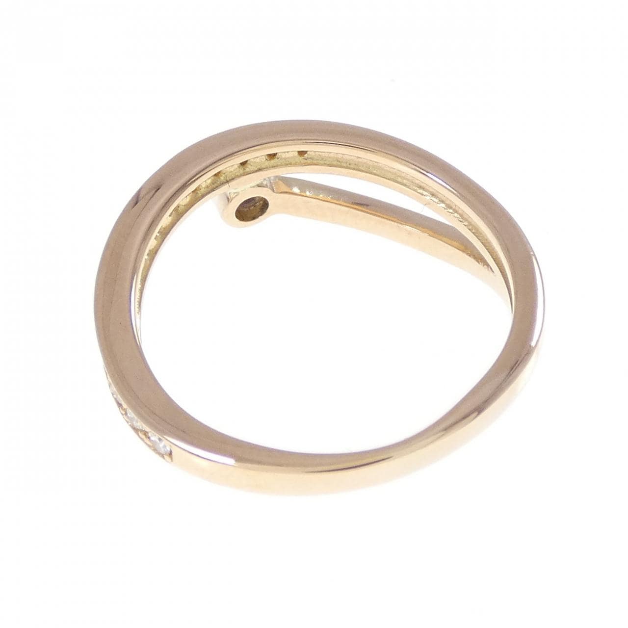 K18PG アレキサンドライト リング 0.09CT