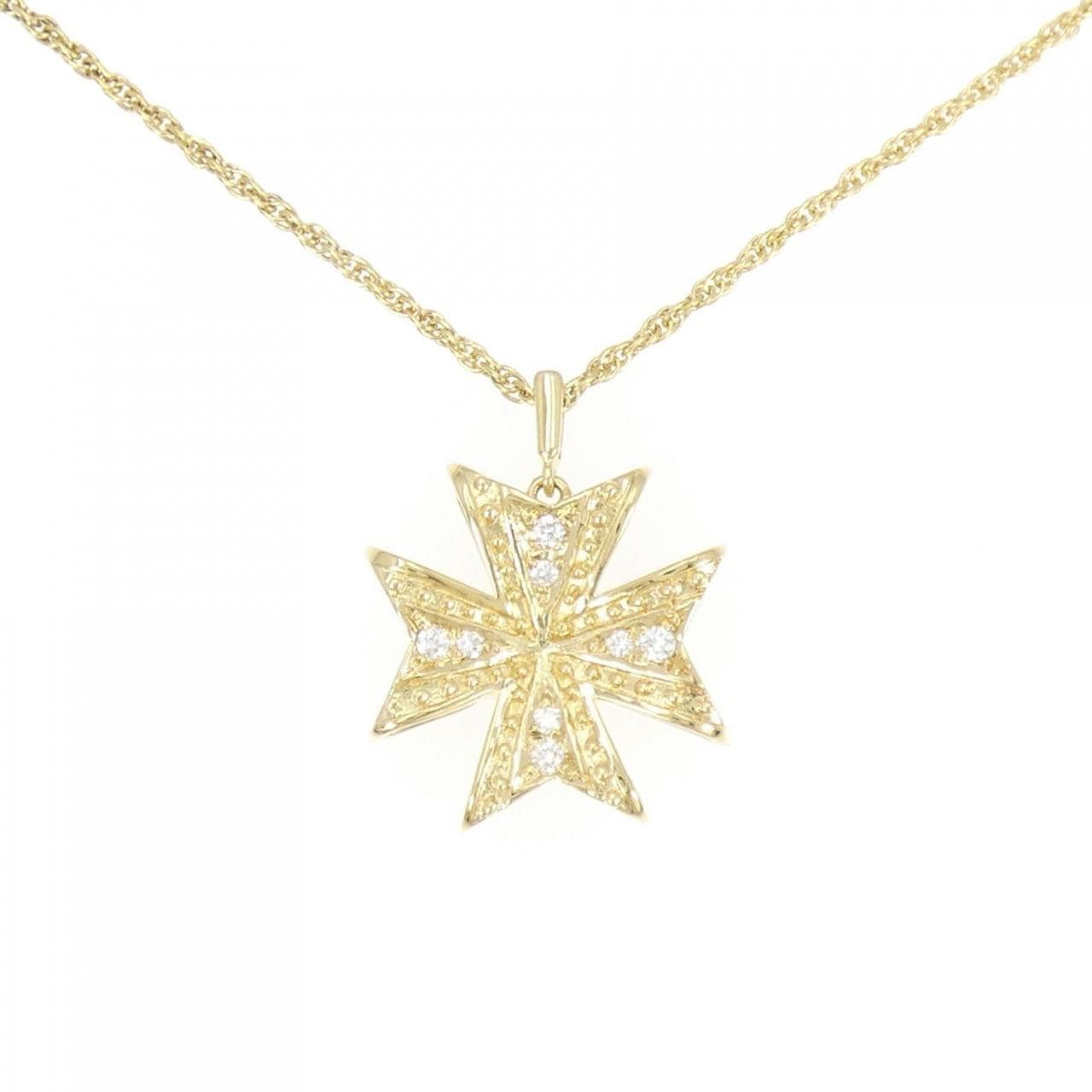 MIKIMOTO Diamond Necklace 0.12CT