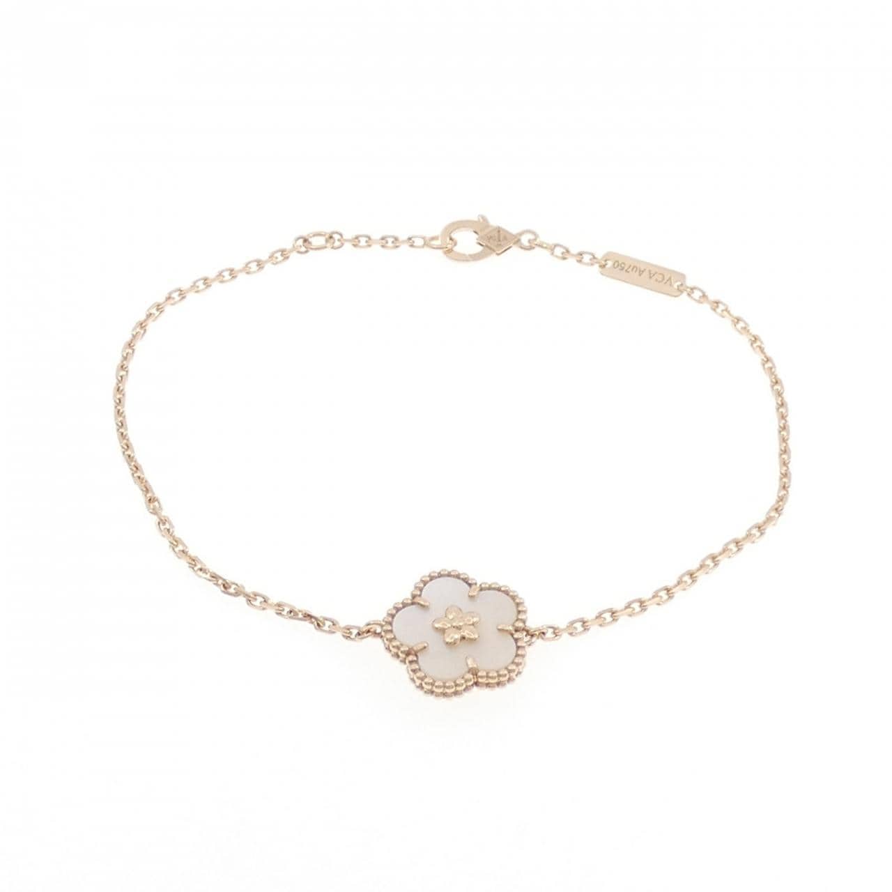 ヴァンクリーフ&アーペル ラッキースプリング プラムブロッサム ブレスレット