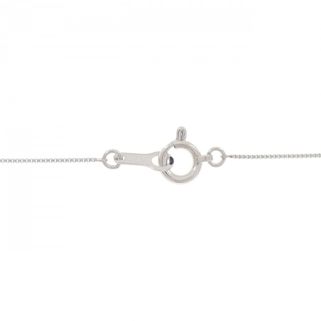 PT900/PT850 ハート ダイヤモンド ネックレス 0.300CT