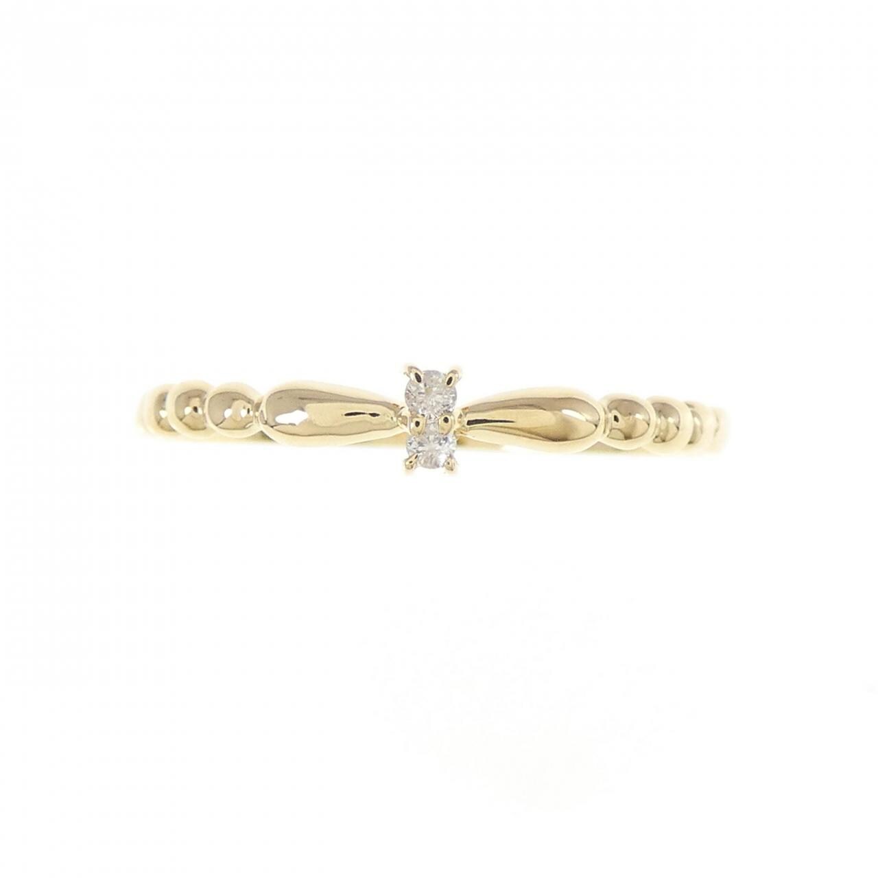 K18YG ダイヤモンド リング 0.02CT