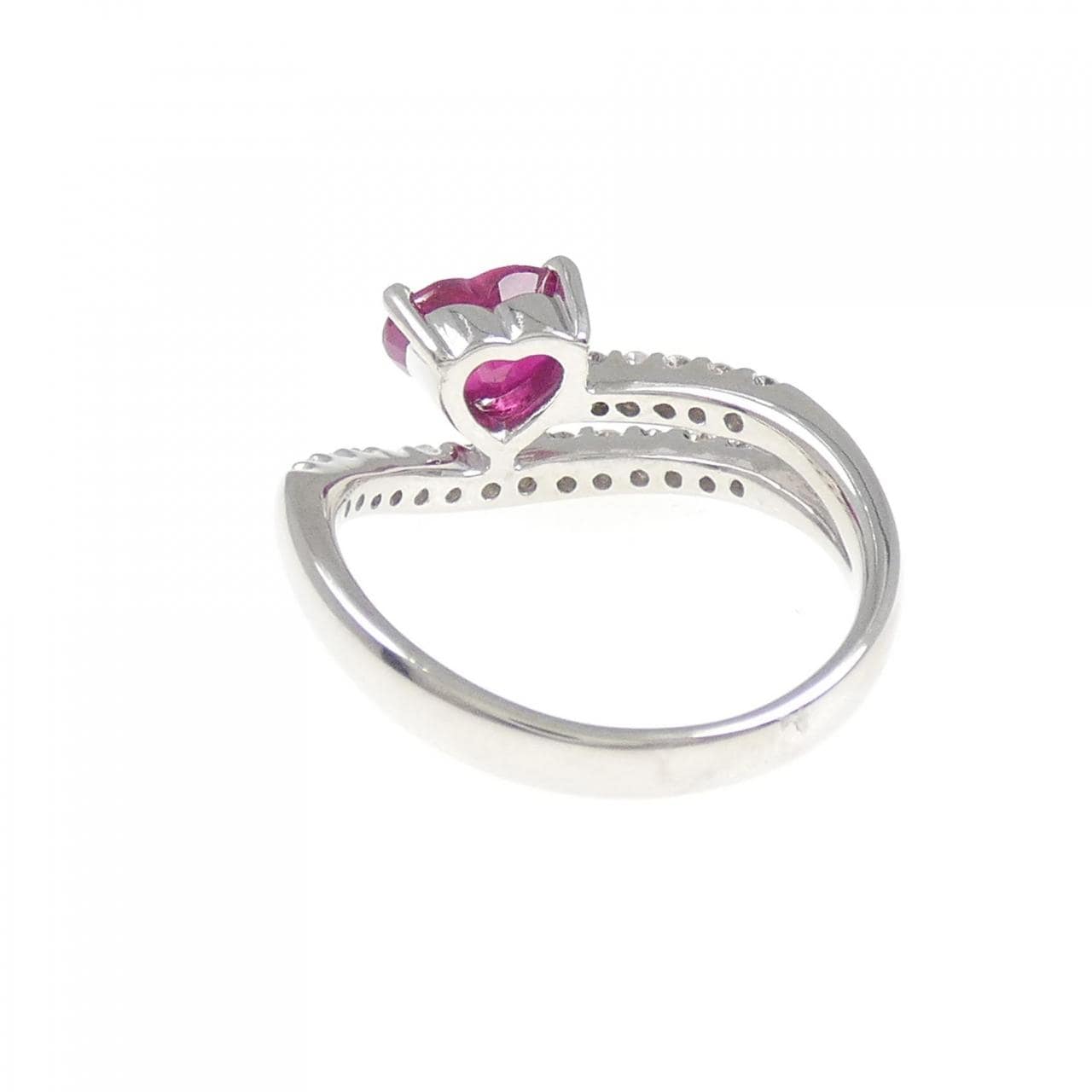PT Heart Ruby Ring 1.13CT