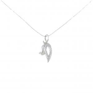 K10WG ダイヤモンド ネックレス 0.14CT