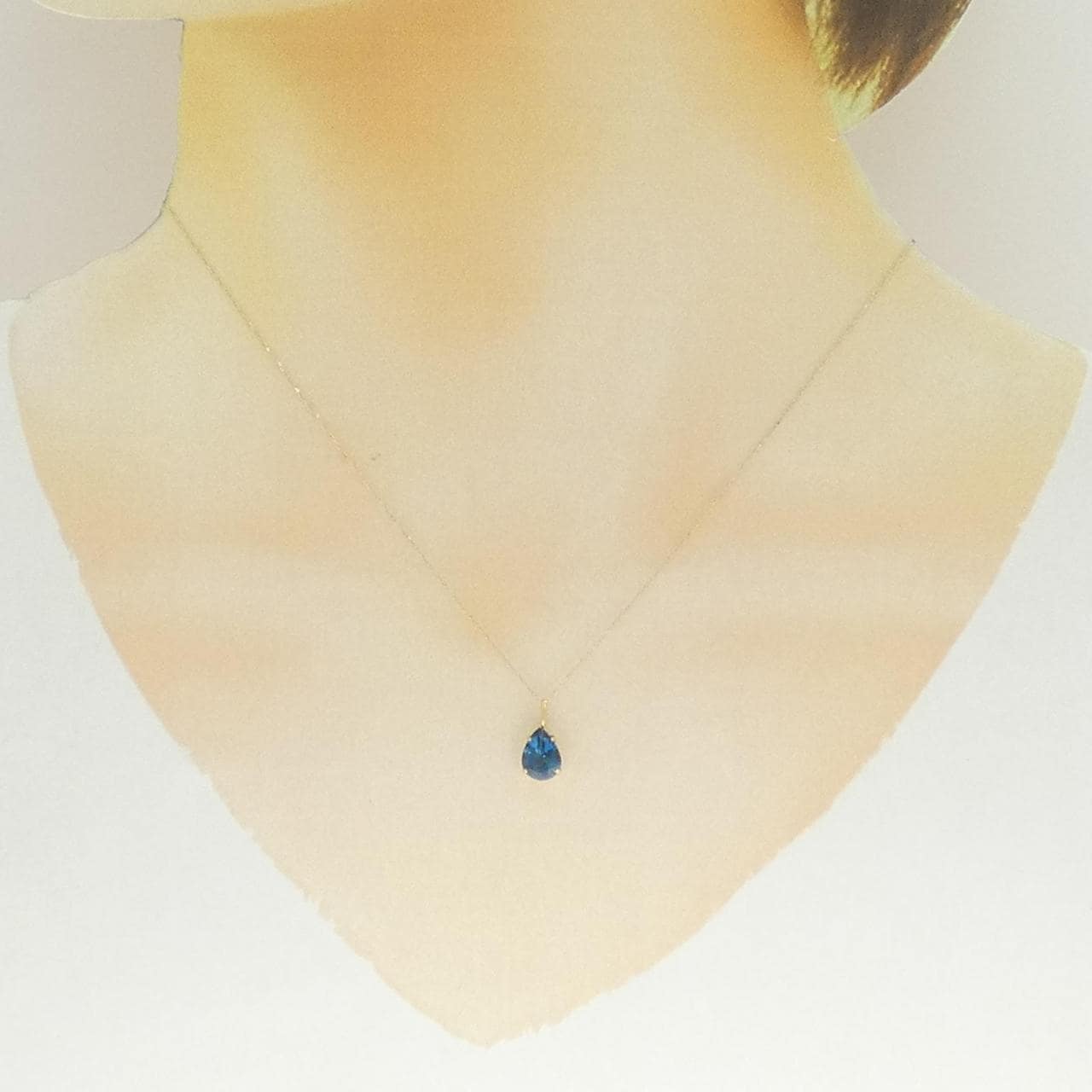 K18YG/K10YG ブルートパーズ ネックレス 1.0CT