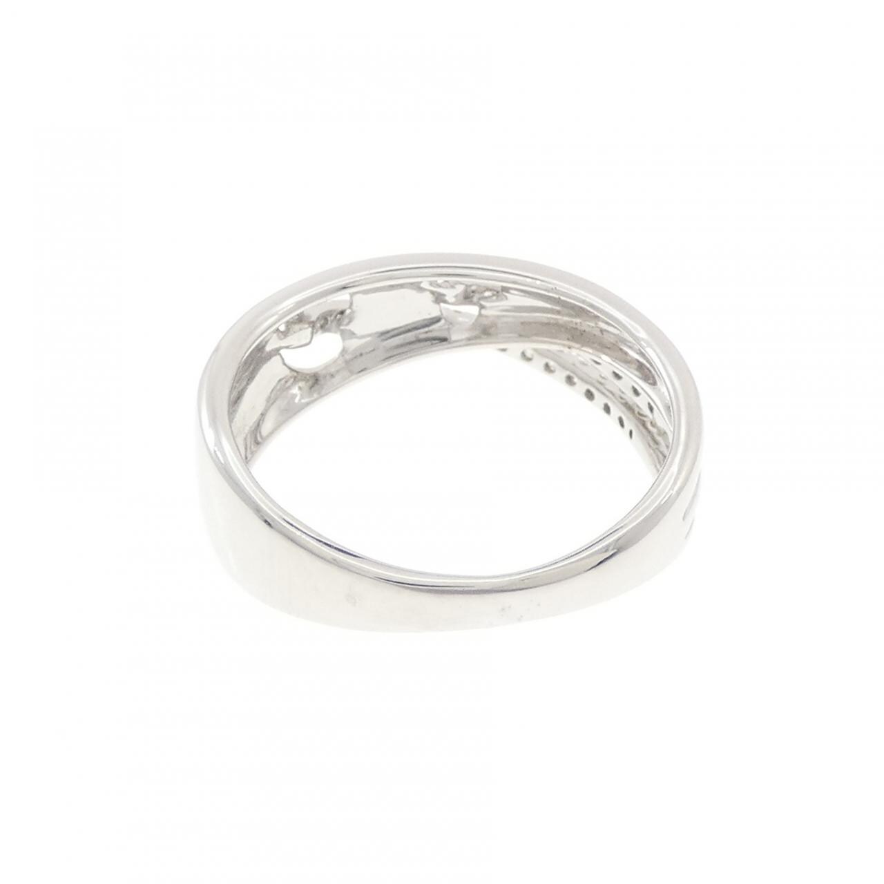 K18WG ダイヤモンド リング 0.20CT