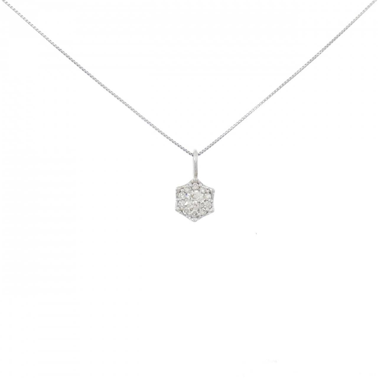 PT900/PT850 ダイヤモンド ネックレス 0.31CT