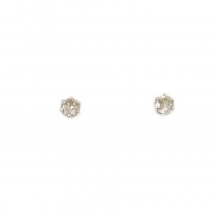 PT900 ダイヤモンド ピアス 0.20CT