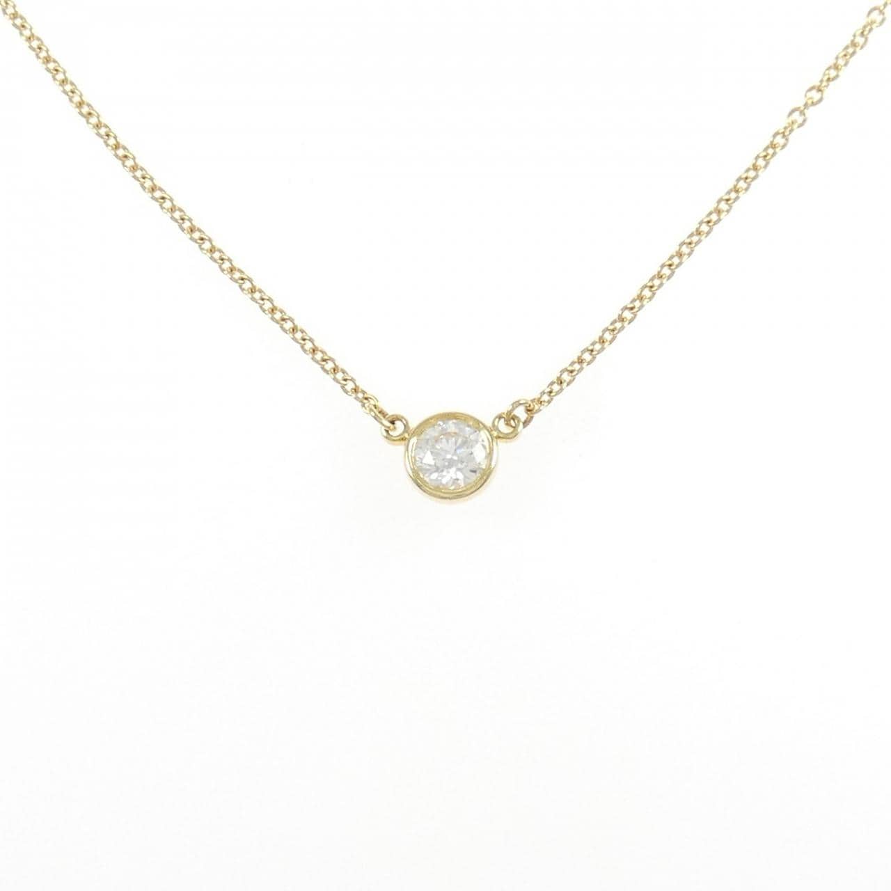 ティファニー バイザヤード ネックレス 0.19CT G VVS2 EXT