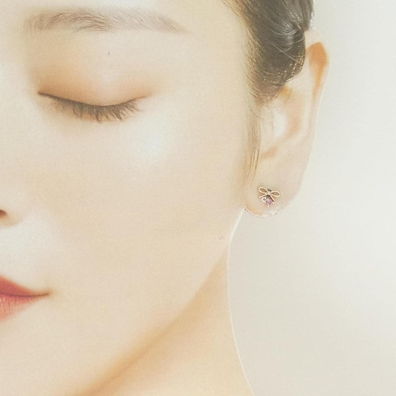 K10PG ribbon Tourmaline earrings