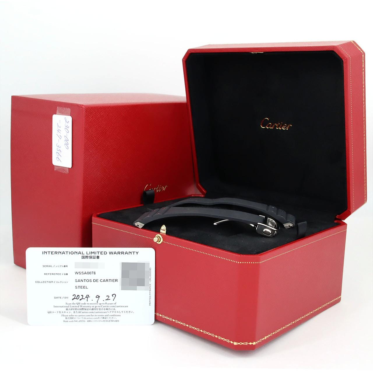 カルティエ サントス･ドゥ･カルティエクロノグラフ XL WSSA0078 SS 自動巻