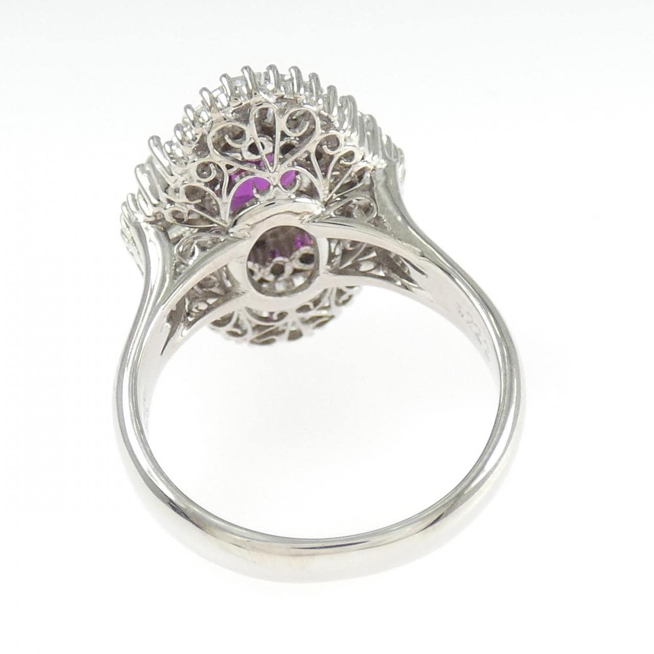 PT900 ガーネット リング 2.83CT