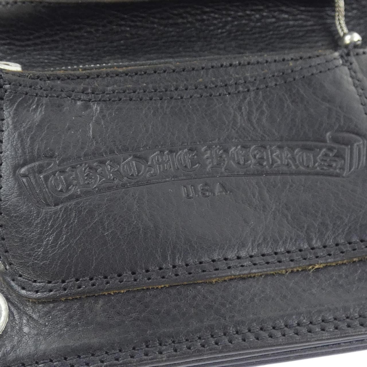 クロムハーツ CHROME HEARTS 2ZIP STRAP BLK 2246 304 0030 0200 WALLET