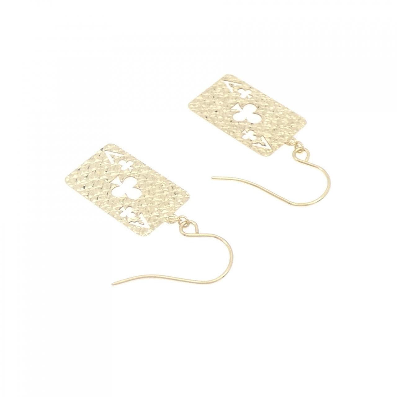 K18YG Trump Earrings