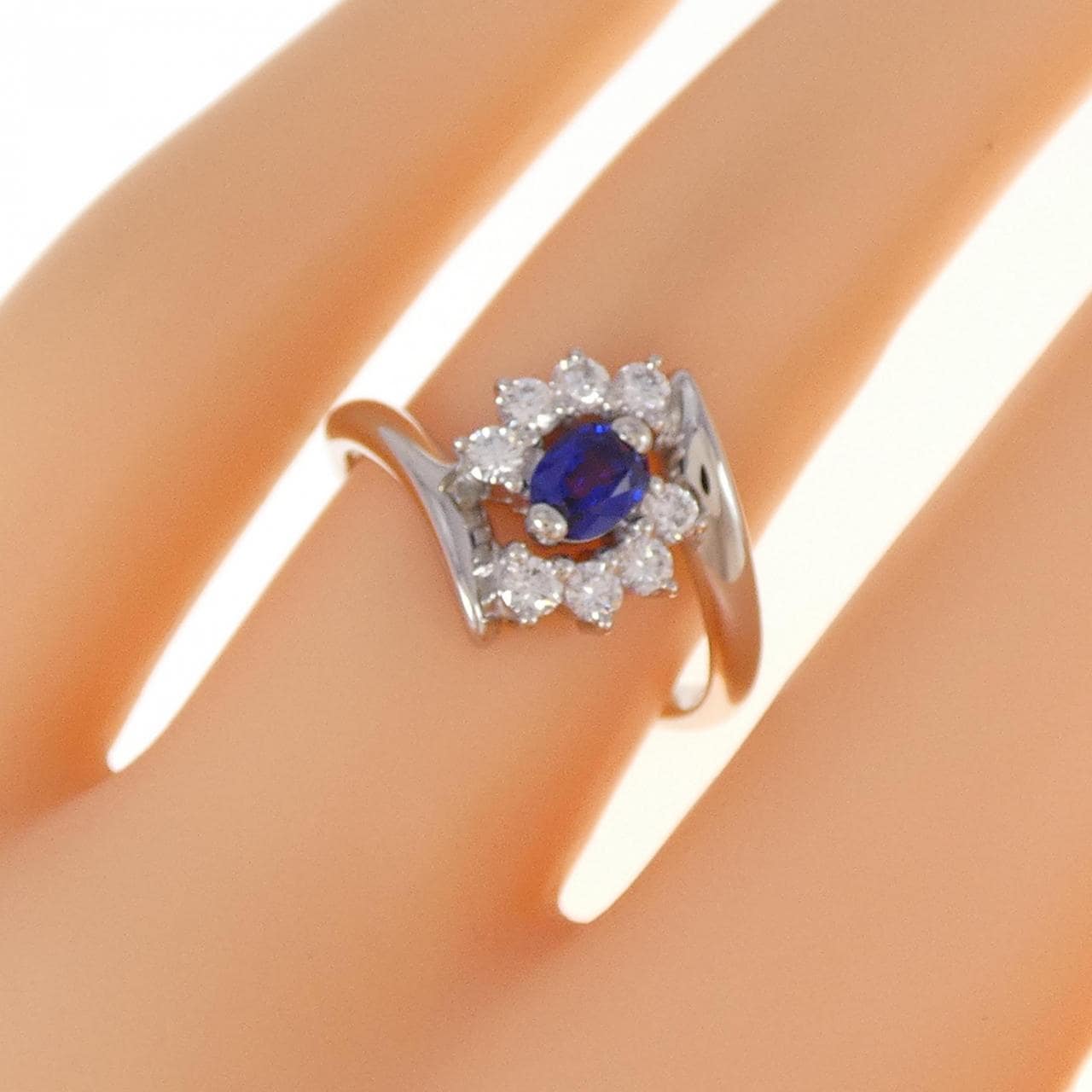 タサキ サファイヤ リング 0.35CT