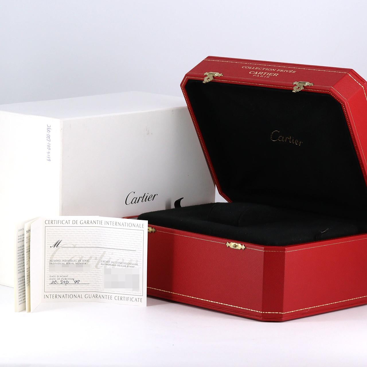 カルティエ タンクバスキュラント YG LIMITED W1526251 YG 手巻