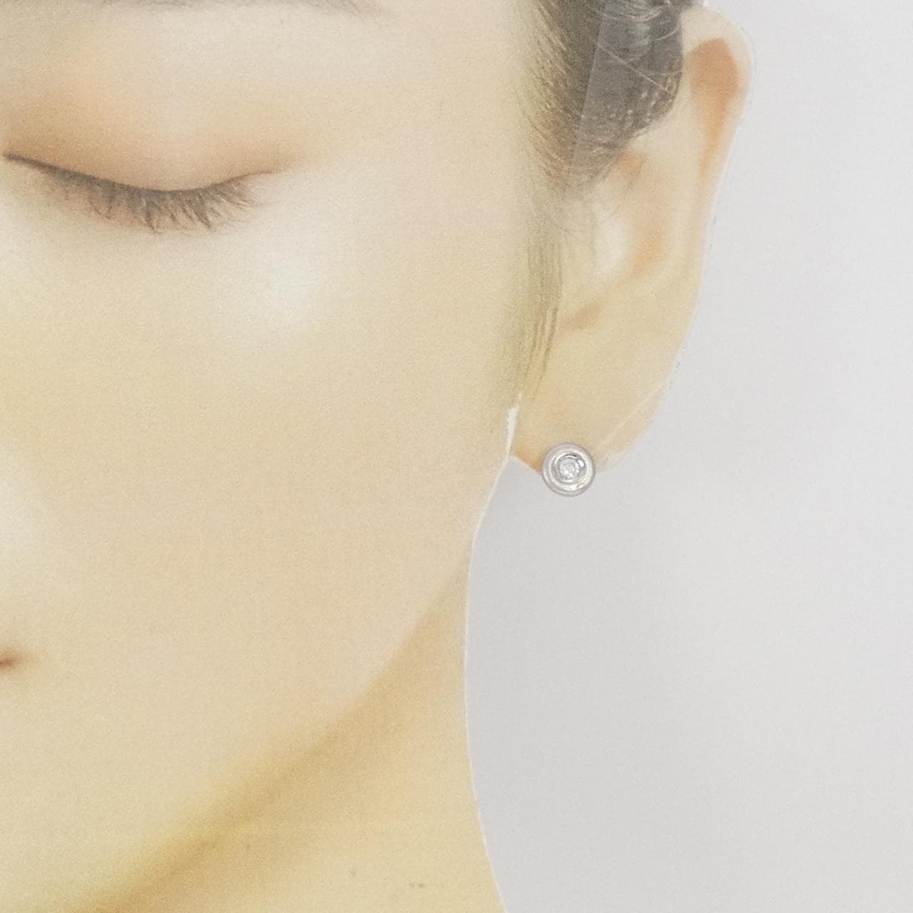 PT850 ダイヤモンド ピアス 0.16CT
