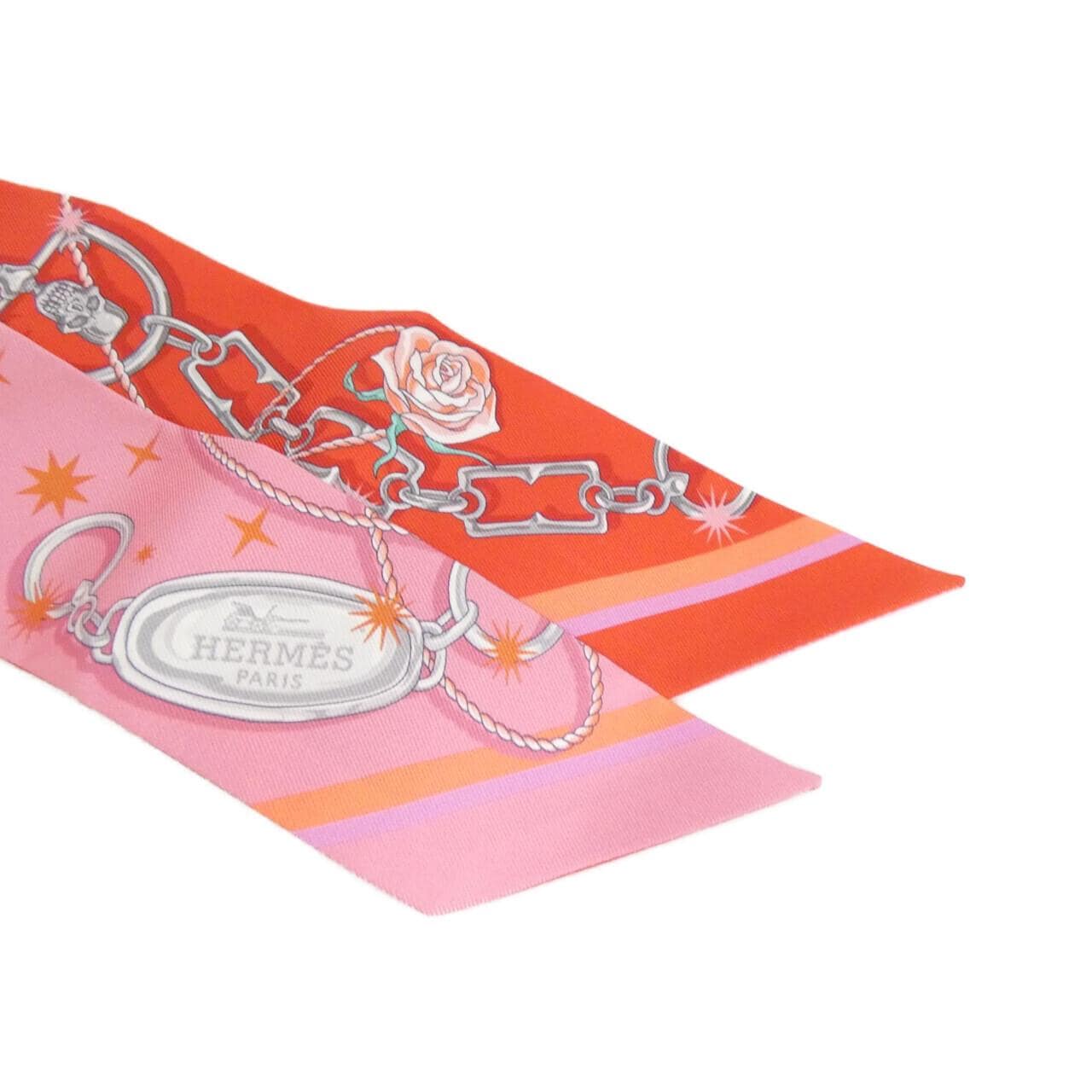 【未使用品】エルメス C'EST LA FETE ツイリー 062743S スカーフ