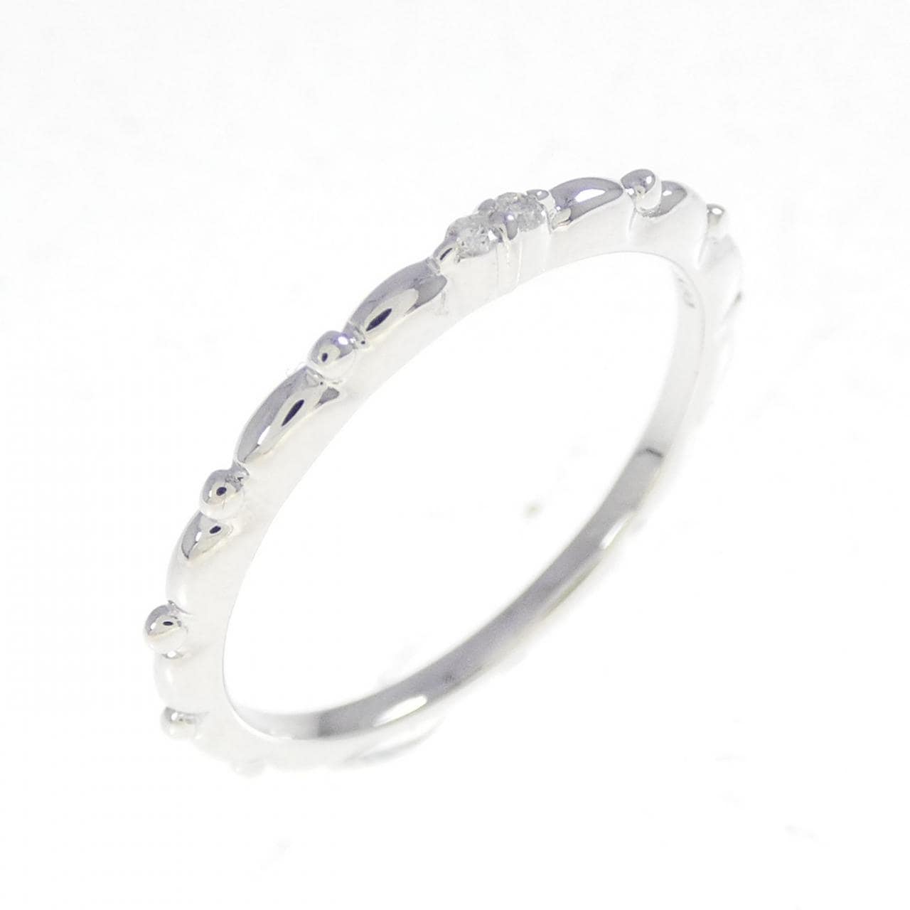 アガット ダイヤモンド リング 0.01CT