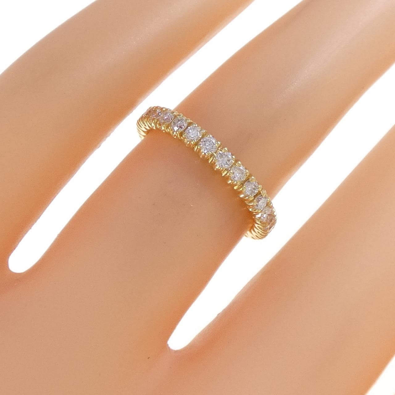 K18YG ダイヤモンド リング 0.5CT