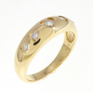 K18YG ハート ダイヤモンド リング 0.15CT