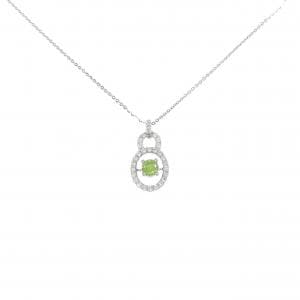 K18WG デマントイドガーネット ネックレス 0.30CT