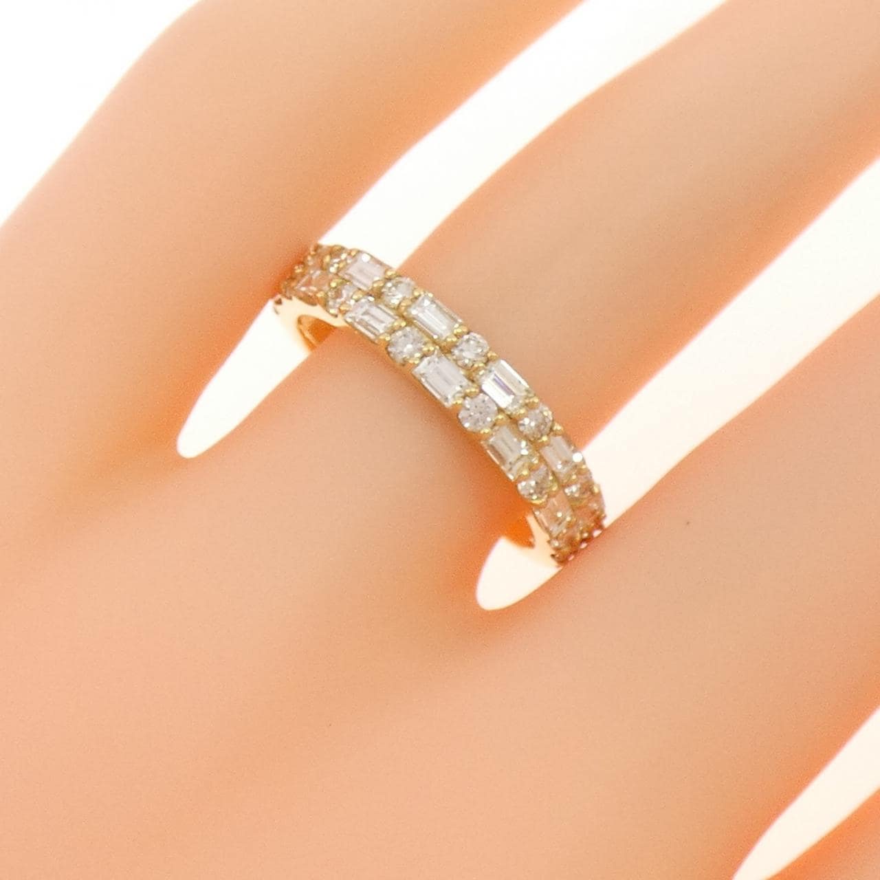 【新品】K18YG ダイヤモンド リング 1.00CT