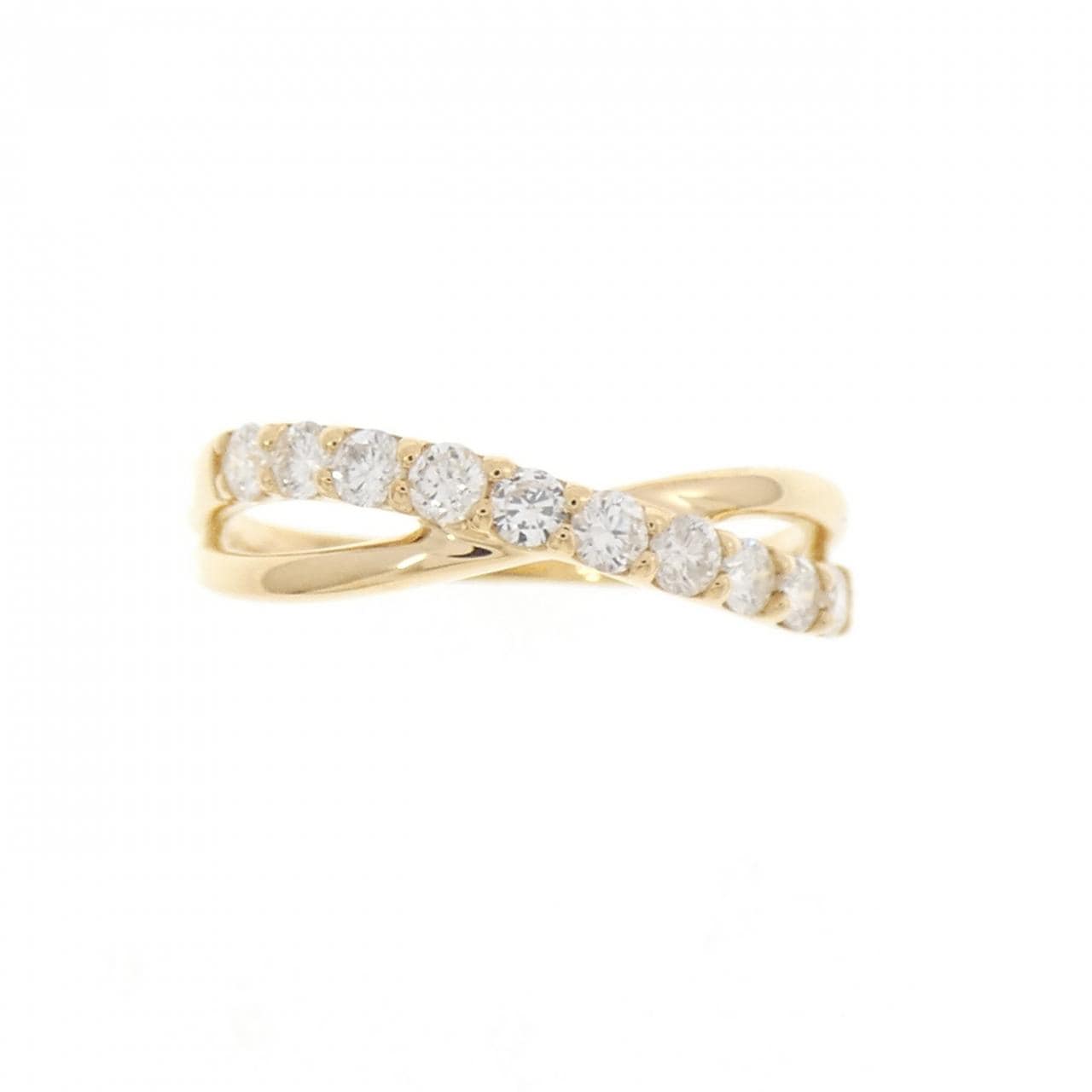 【リメイク】K18YG ダイヤモンド リング 0.30CT