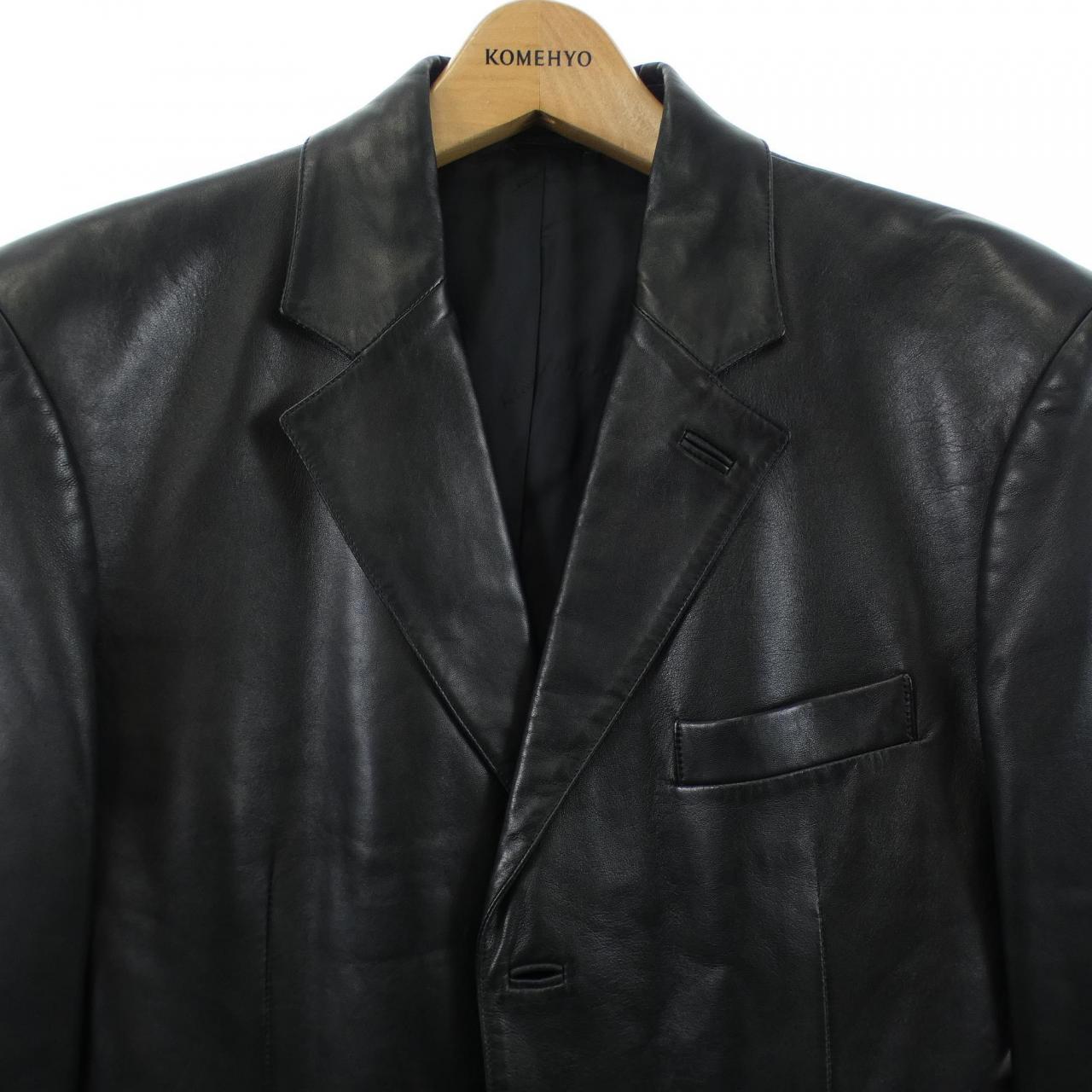 サルヴァトーレフェラガモ SALVATORE FERRAGAMO レザージャケット