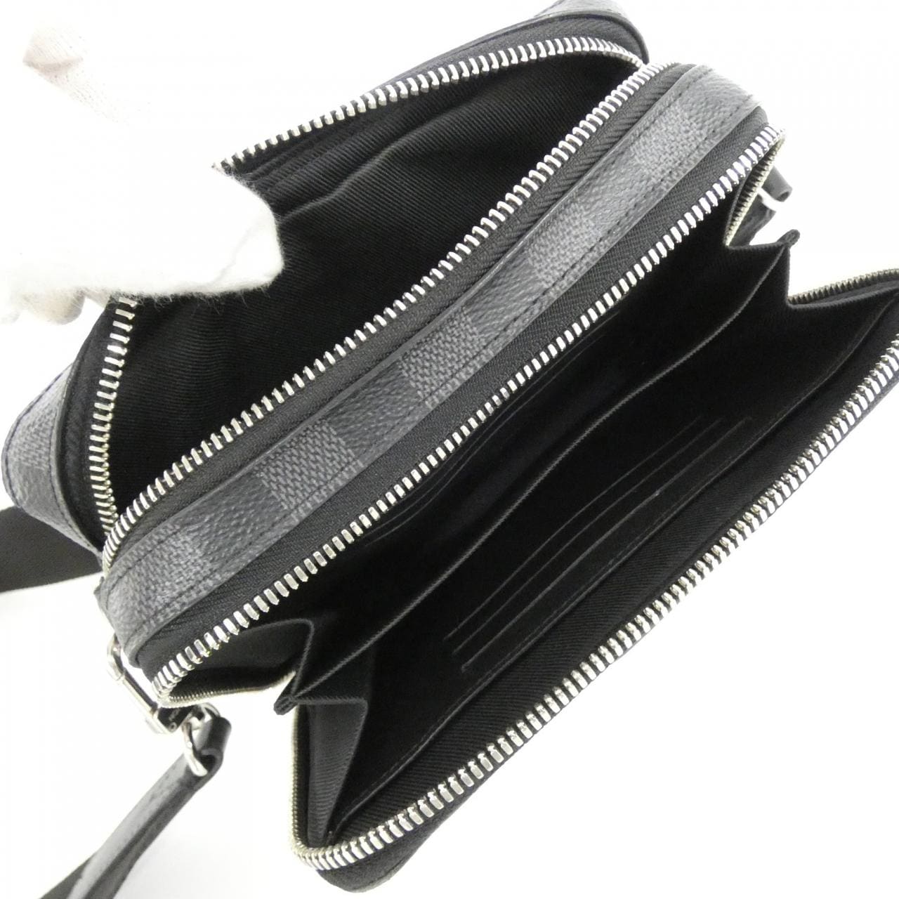 ルイヴィトン ダミエ グラフィット アルファ ウエアラブル ウォレット N60418 ショルダーバッグ