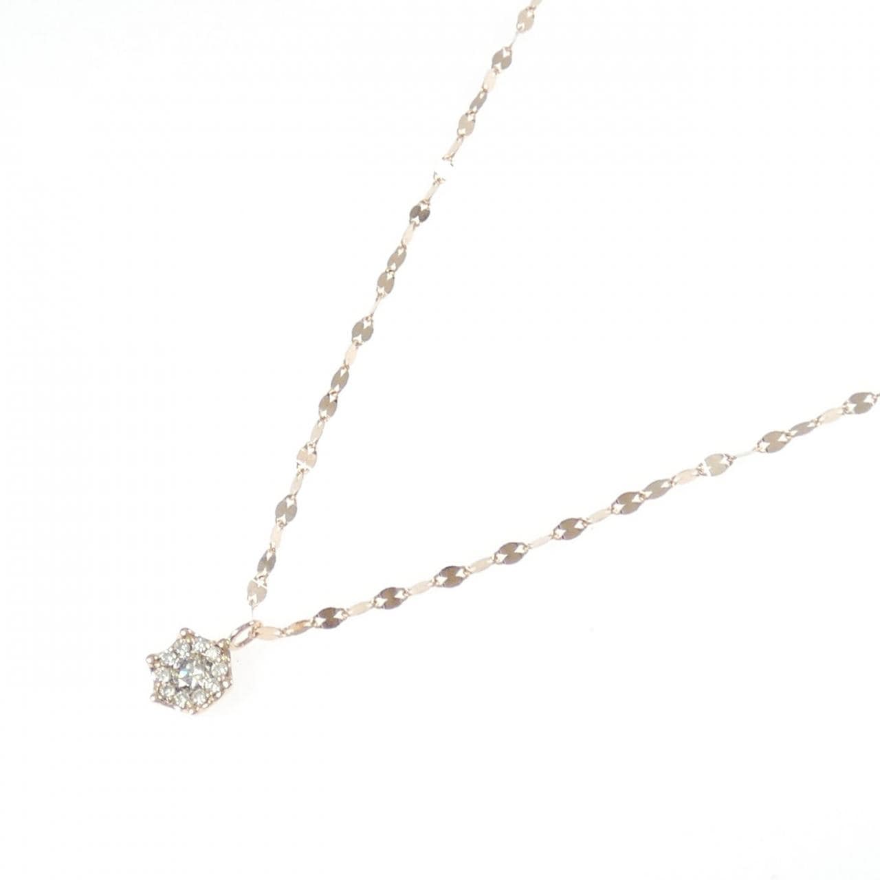 K18PG ダイヤモンド ネックレス 0.31CT